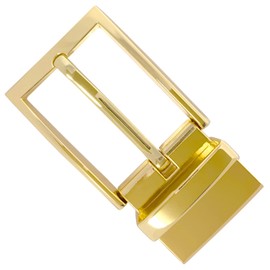 Z32292R Classic Polished Reversible Buckle Replacement Belt Buckle fits 1-1/4"(32mm) Strap (One, GP-Clamp)