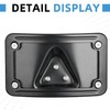 3148 Upgraded Curved Laydown License Plate Mount with Frame Compatible