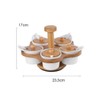 5pcs per Set Ceramic Sugar Bowl with Lids and Spoons,