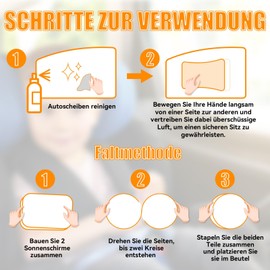 JUNEBRUSHS Baby Car Sun Protection, Pack of 2, Sun Protection Car with UV Protection, 44 x 36 cm, Car Window Sun Protection, Side Window with Cute Animal Motifs