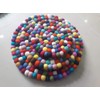 maylow Yoga mit Herz felticrafts Pot Coasters Made of Felt