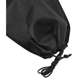 INF 5 Pack 15×20cm Drawstring Storage Bags Oxford Nylon Storage Small Cloth Bags Black