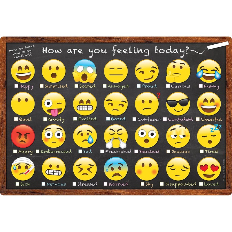 Ashley Productions ASH91032 Smart Poly™ Chart, Emotions Icon How are