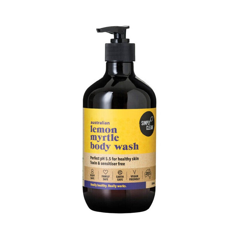 Simply Clean Body Wash - Lemon Myrtle, 1L