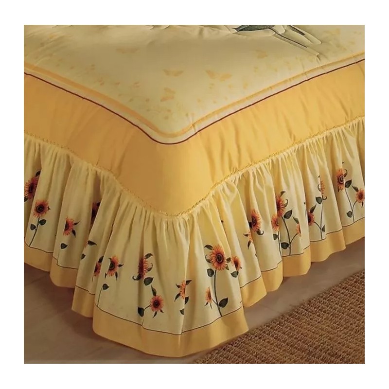 Competition Edrecolcha Girasoles Matrimonial C/2 Cojines + Sábanas Compe