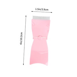 Baluue Super Smooth Steel Needle Eyebrow Comb Folding Brow Grooming Tool for Women Girls Ladies