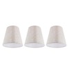 3PCS Linen Cloth Lamp Shade E14 Meson Lampshade for Candle