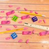 BAZIC Pink Eraser Top, Latex Free Pencil Tops Erasers, Arrowhead