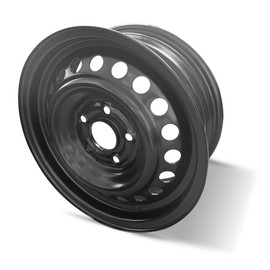 For 2012-2014 Honda Civic 15 Inch Painted Black Rim - OE Direct Replacement - Road Ready Car Wheel