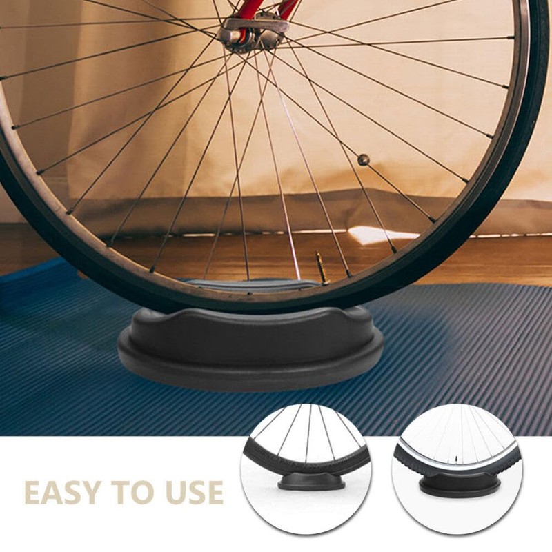 Sosoport Indoor Bike Trainer Stand Accessory Sturdy Plastic Front Wheel