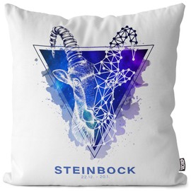 VOID Star Sign Stars Horoscope Capricorn Cushion Cover Polyester Waterproof Outdoor Indoor Cushion Size: 40 x 40 cm