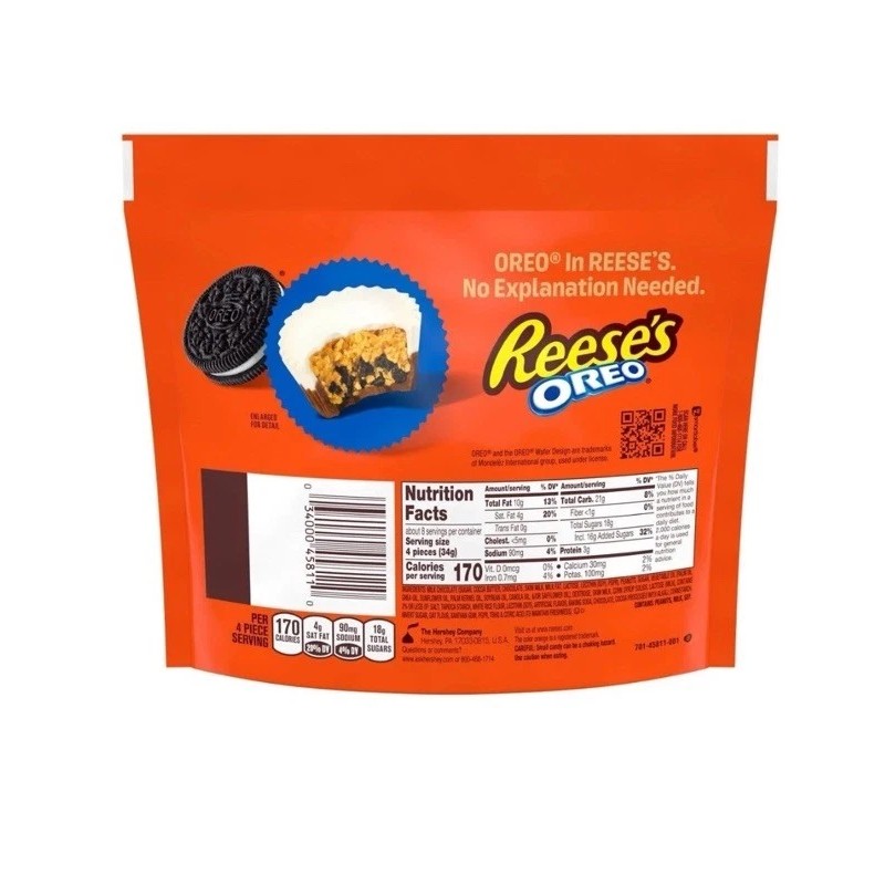 Reese's 2 Pack Share Size Oreo Reese’s Cups 9 Oz