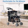 HKLGorg Double Pet Stroller Dog Stroller for 2 Dogs Cats,