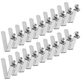 M METERXITY 20-Pack Kayak Paddle Snap 5mmx30mm Single Pin V Shaped Spring Steel Tent Pole Clips Locking Clips for Camping/Kayak Paddle/Tent Pole Push Button Spring Snap Clips