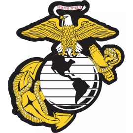 Marine Corps -  EGA  Eagle Globe and Anchor 3.8" Sticker