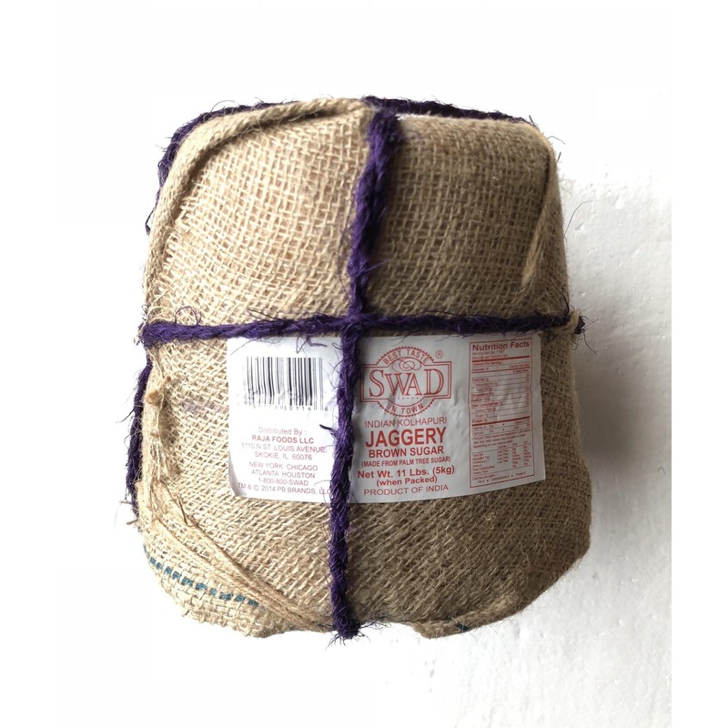 Swad Indian Kolhapuri Jaggery Made from Palm Tree Sugar -