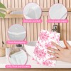 JarThenaAMCS 120Pcs Spring White Pink Floral Guest Napkin Flower Butterfly