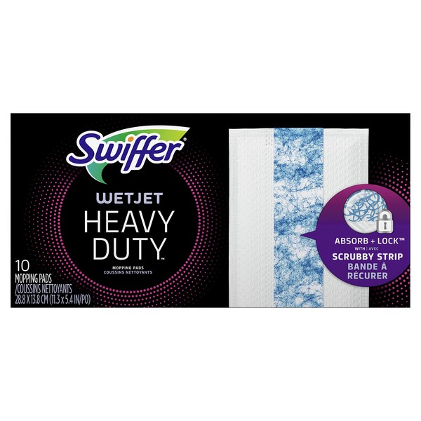 Swiffer WetJet Hardwood Floor Spray Mop Pad Refill Extra Power 10 Count