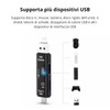 SD USB 2.0 Card Reader with Otg Function for Micro