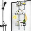 ODesign Over The Door Shower Caddy, 3-Tier Adjustable Hanging Shower
