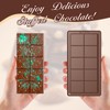 XIZIX Chocolate Bar Mold 2 Pack, Non-Stick Deep Dubai Chocolate