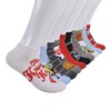 Spongebob Women's 5-Pack No Show Socks, Krusty Krab Multi, 9-11