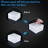 Bouiexye 3Pcs White Buffet Risers Acrylic Boxes Display Food Risers