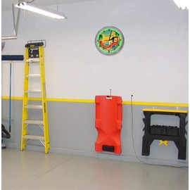 Decorative Concepts Tiki Bar Parrot Relax and Enjoy 16" Light Up Blue Neon Clock