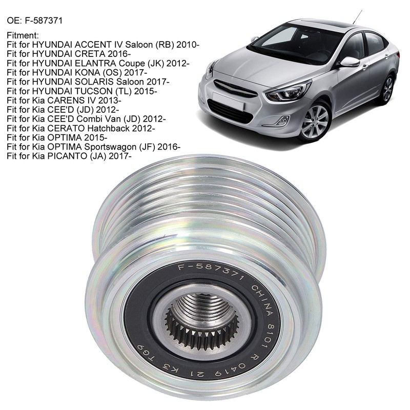 Aramox - Polea del Alternador, Accesorio de Repuesto de la