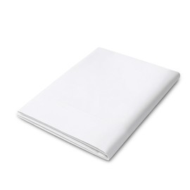 Peace Sleep Bedding Flat Sheet Queen Size – 100% Egyptian Cotton, 400 Thread Count – Luxury Hotel Quality Sateen Top Sheet, Crisp, Cool & Breathable, Durable Hotel-Quality Bed Linen – White