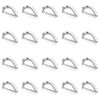 20Pcs M3 Cable Thimble,Stainless Steel Wire Rope Thimbles,Cable Lug Heart