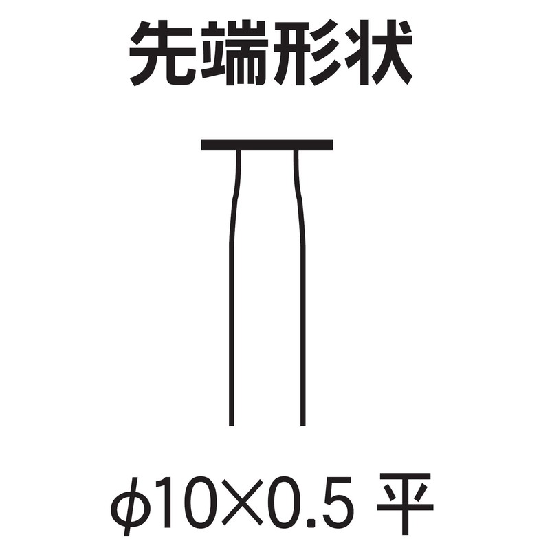 Niigata Seiki SK Diamond Internal Flat Diameter 10 #200 F10