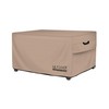 ULTCOVER Rectangular Gas Fire Pit Table Cover 43x22 inch Waterproof