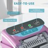 EUHOMY Countertop Ice Maker Machine with Handle, 26lbs Per Day,