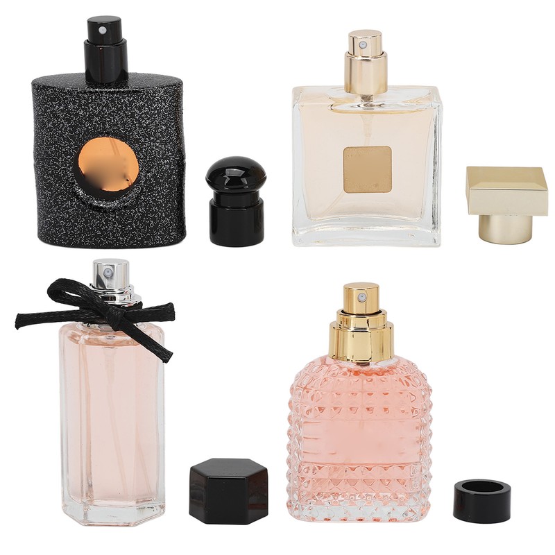 4pcs 25ml Women Long Lasting Woody Floral Perfume Exquisite Refreshing