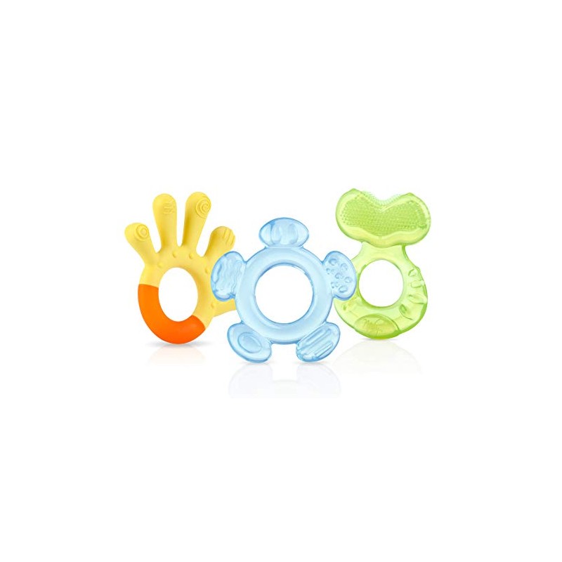 Nuby Three Step Teether Set | 3 Pack | 3m+