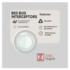 Bed Bug Interceptor Traps – Clear 4-Pack Passive Monitor &