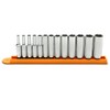 GEARWRENCH 13 Pc. 1/4" Drive 6 Pt. Socket Set, Deep,