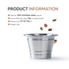 Refillable Coffee Capsule Reusable Coffee Pod Stainless Steel Easy to