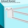 6 PCS Wire Shelf End Bracket, Plastic Closet Shelves Brackets