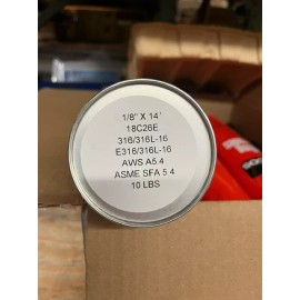 ARCOS 1/8" 316/316L STICK ELECTRODE 10# CAN