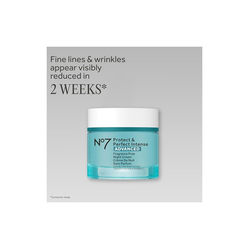 No7 Protect & Perfect Intense Advanced Fragrance Free Night Cream