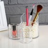 Cosmetic Organiser with 3 Compartments - Make Up Storage Pen