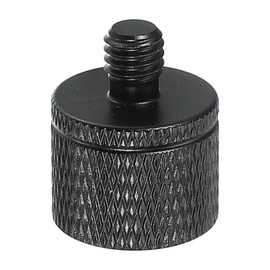 PATIKIL Tripod Screw Adapter 3/8" Female to M6 Male, Tripod Nut Connectors Camera Mount Screw Camera Double Head Converter for Microphone Holder Magic Arm Accessories