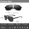 KINGSEVEN Polarised Sunglasses Men's Stylish Aluminium Durable Unisex Sunglasses Driving