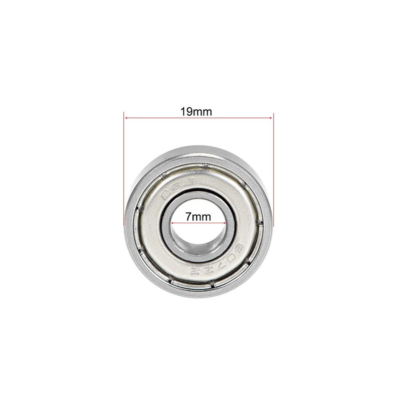 sourcing map 607ZZ Deep Groove Ball Bearings 7mm x 19mm