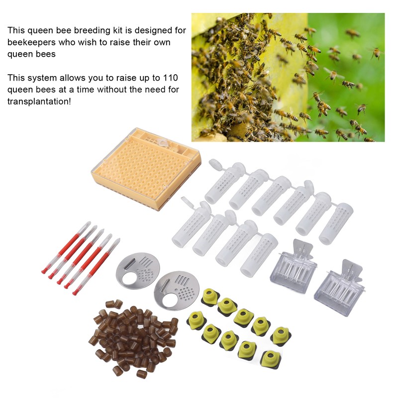 Plastic Queen Rearing System Beekeeping Queen Bee Rearing Grafting Kit