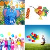 Faburo Colourful Latex Balloons, Party Balloons, Decoration Balloons for Birthday,