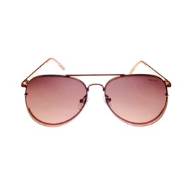 Kenneth Cole Reaction Mens Rose Gold Front Mount Aviator Sunglass KC1354. 28T