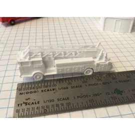 "Handmade" N SCALE ALF  PIONEER LADDER CHIEF   FIRE TRUCK   ENGINE 3D   UNPAINTED